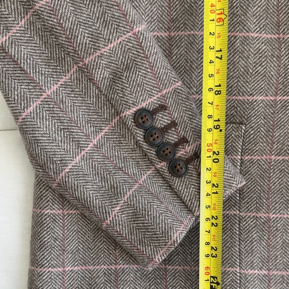 Madewell Larsen Oversized Plaid Blazer -  Size Small - Herringbone - Picture 6 of 7